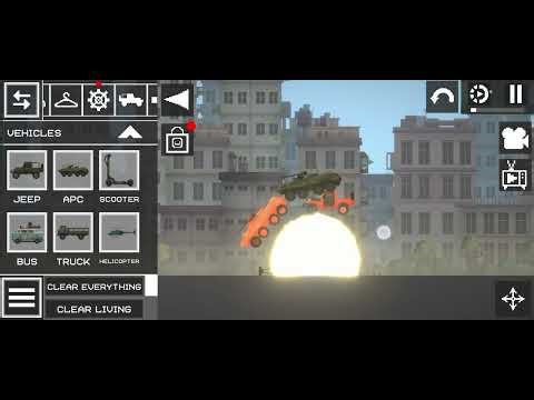 Three tanks fall into the 10 nuke and the huge exlposin