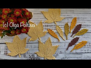 How to Crochet a Simple Leaf, Beginner Friendly