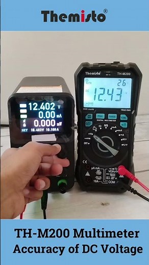 Themisto TH-M200 Multimeter Review | DC Voltage Accuracy