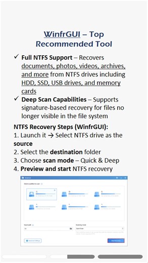 Recover Deleted NTFS Files Easily! 🖥💾 #ntfs #recovery