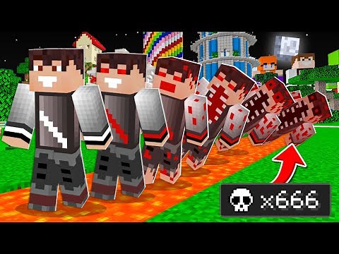 MINECRAFT ale KAŻDA ŚMIERĆ = STRASZNIEJSZY WOJAN!