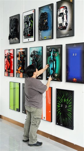 Build LEGO Dream Wall with me!#legocollection #afol #legodisplay #legowall #legotechnic
