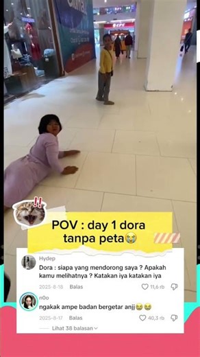 day1 dora kehilangan peta😭 #shorts #viral #lucu #ngakakkocak #reaction #random #fyp