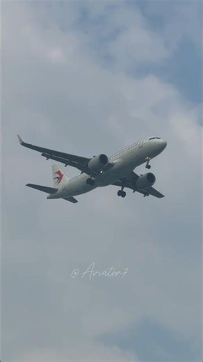 spottinf China Eastern Airlines A320 in Changi Beach Park Singapore 🇸🇬 #planespotting #airbus #A320