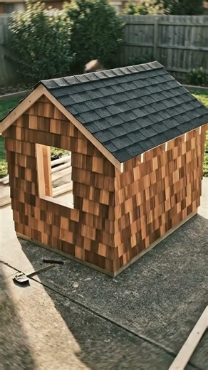 Build Mastery 🏗️🔧:-Dog house #shortvideo