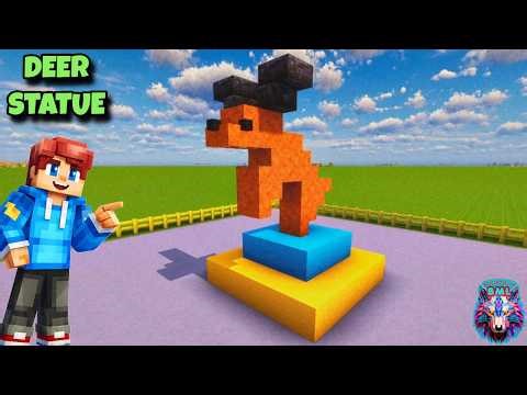 This Cute Deer Statue Will Upgrade Your Minecraft Base 🦌🔥