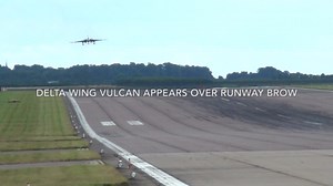 Vulcan Bomber's Beautiful Runway Approach