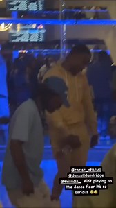 Attention! Me and Christopher Collins will be hosting a hustling class for all ages 💪🏾😂🔥… come get those steps right. Joe Gettoit on the Jump suit! | Denzell Dandridge