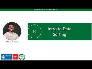 30. Intro to Sorting