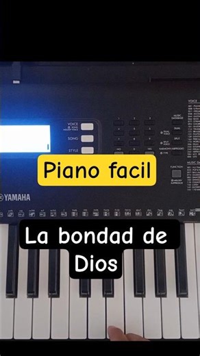 LA BONDAD DE DIOS #piano FACIL
