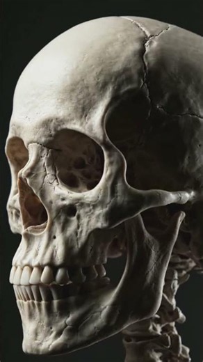 The anatomy of human skull #3D human anatomy #3danatomy #science #goviral