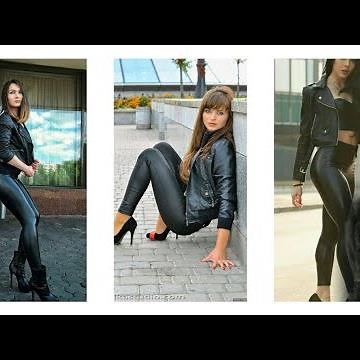 Beautiful & Elegant Tight Leather Outfits Ideas For Beautiful Girls