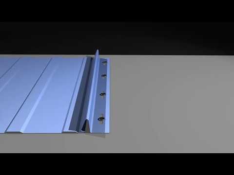 Meridian Snap Together Metal Roofing Installation Animation | McElroy Metal