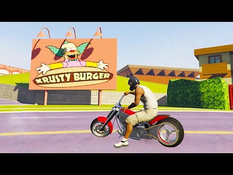 GTA 5 The Simpsons Hit & Run MAP (Level 1 MultiFive)