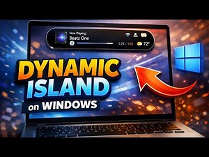 Dynamic Island on Windows?! 🤯 Install DynamicWin Safely & Make Your PC Look Smart!
