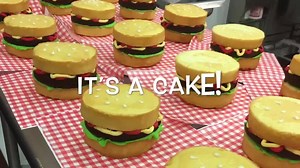 9.3K views · 92 reactions | Add some fun to the cookout with our giant burger  cakes! | Stew Leonard's | Facebook