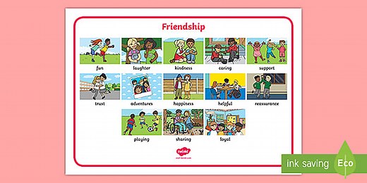 Friendship Word Mat
