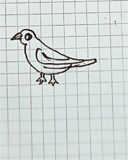 crow easy drawing//shorts feed#YouTube shorts##crow drawing##viral ##art ##u