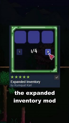 Terraria Mod of the Day: Expanded Inventory Edition