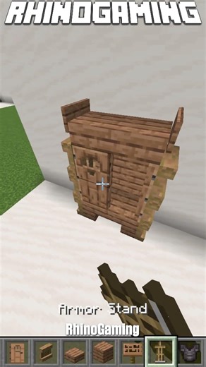 Shaker Style Wardrobe Build In Minecraft! #shorts