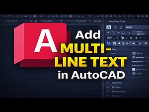 How to Add Multi Line Text in AutoCAD (Full Guide)