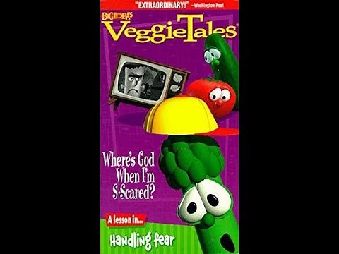Opening To VeggieTales: Where's God When I'm S-Scared? 1998 VHS (Lyrick Studios)