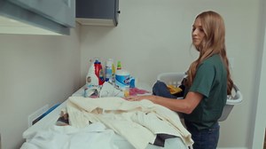 Washer Dryer Countertop, 27.5" x 54" Bamboo Washer and Dryer Countertop for Laundry Room Organization(Retro Brown)