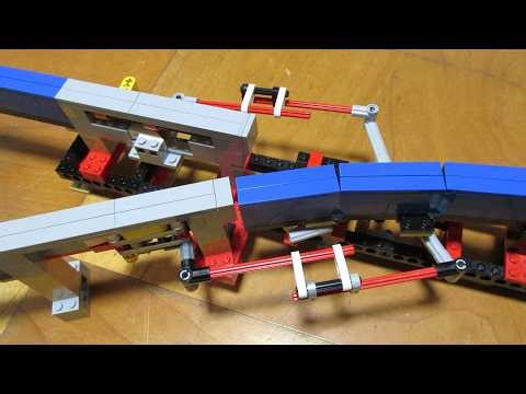 Lego Monorail Non-motorized Switch Rail Test