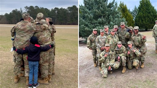 Soldier Who Had No-One To Attend Graduation Tapped Out By Battle Buddies In Group Hug | Happily TV