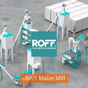 The Roff SP-1 Maize Mill from USD 140,000.00 including delivery, installation, and training in Angola | Roff Milling