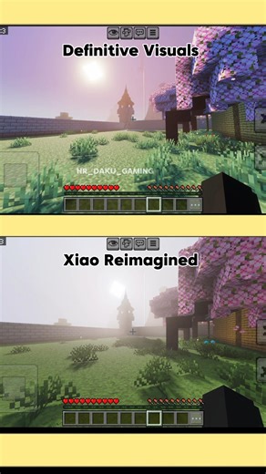 MCPE Shaders comparison|| best shaders for MCPE 😱|| #shaders #minecraft #shorts #viral #meme #rtx