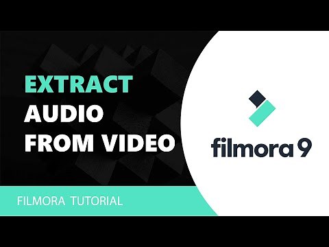 How To Extract Audio From Video In Filmora Tutorial