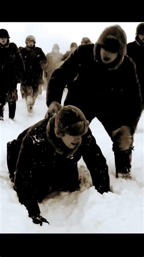 running training in cold weather 🥶🥶#germanpow #worldwar2 #history #worldwar2history #ww2 #shorts