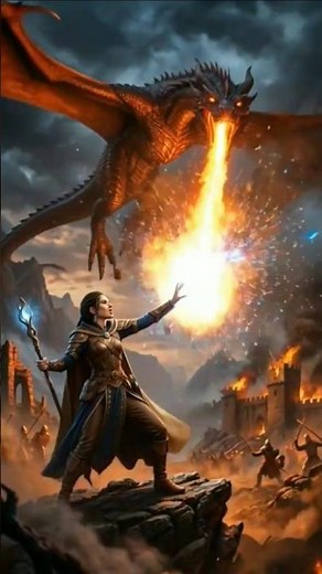 Epic Fantasy World – Magic, Dragons & Elves Come Alive ✨🐉#shorts