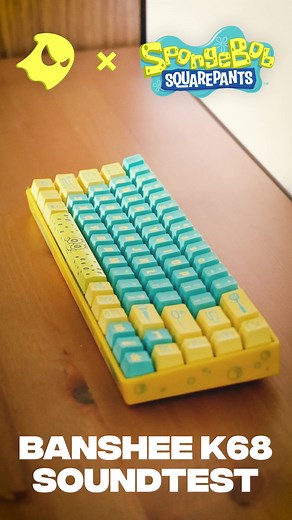 🔊 When your keyboard thocks harder than your life decisions 💀 ghostkeyboards.com/k68 #SpongeBob #GhostKeyboards #BansheeK68 #MechanicalKeyboard #GamingGear #PCSetup #RGBKeyboard #KeyboardFlex #GamingTech #8kHz #magneticswitches | Ghost Keyboards
