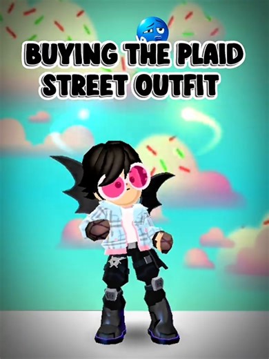BUYING THE PLAID STREET OUTFIT✨🔥#pkxd #pkxdgame #roblox #viral #shorts #funk #tiktok