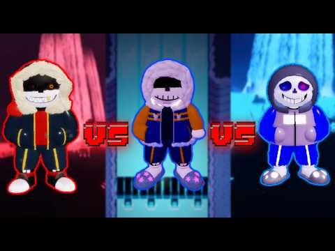 Who Is Better? FellDust Sans vs OuterDust Sans vs NegaDust Sans | ULC: Painful Memories | Roblox