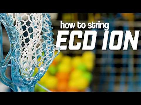 How To String ECD Ion | Lacrosse Unlimited