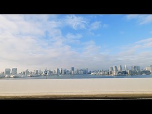 Tokyo Drive - Passenger View [4K] Shutoko Wangan Line - Shiodome to Kisarazu | Side View