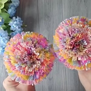 1.4M views · 10K reactions | Easy cute flowers with cupcake liners ,DIY projects ,kids craft ❤️ | Hobby Time | Facebook