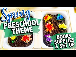 SPRING PRESCHOOL THEME Book Recommendations | Set Up, Supplies & Activities | The Carnahan Fam