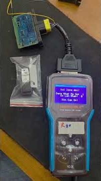 đọc key và thêm fob scu 21pin bằng máy smt 2