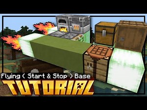 FLYING BASE 🟢 Start & Stop 🟢 Minecraft Slimestone Tutorial - MCPE,Xbox,PS4,Windows,Switch,Java