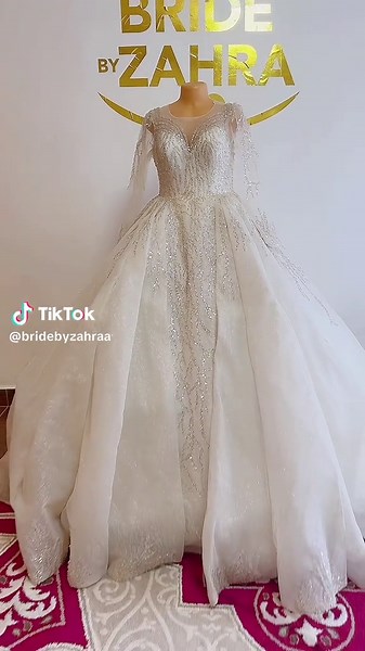 Sale and rental wedding dress #bridebyzahra #AfricanSports #bridal #2025bride #somaliwedding #fyp #dirac #trending