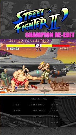 E.Honda x Guile | STREET FIGHTER II' CHAMPION RE-EDIT #streetfighter #sf2 #shorts #スト２#格ゲー