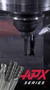 Cutting harder & lasting longer. APX is here. 👋 🔥 #haascnc #haasautomation #haastooling #haas #cnc
