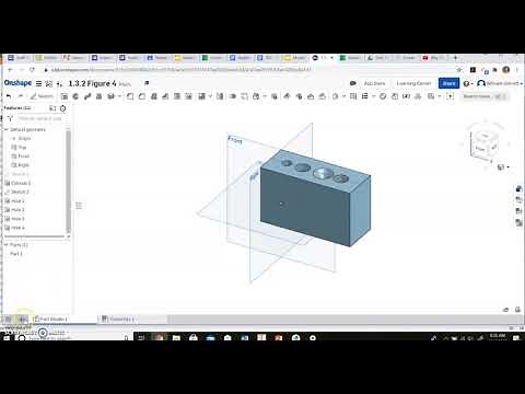 PLTW IED 1.3.2 holes in Onshape Figure 4