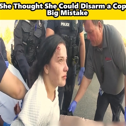 She Thought She Could Disarm a Cop… Big Mistake | Gin gaming