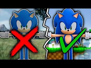 The official Sonic model has a problem