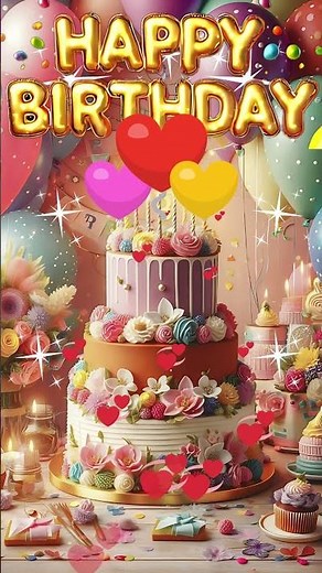 Cute Birthday Card🎁🎉#happy #birthday #happybirthdaysongs #happybirthdaytoyou #happybirthdaytoyousong
